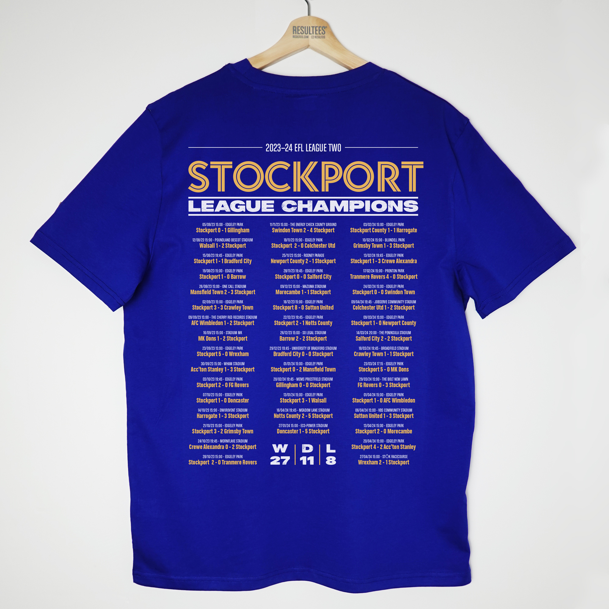 championstee stockport back